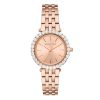 Montre femme Michael Kors Darci 26 mm réf. MK4514, cadran rose, bracelet acier, mouvement quartz – vue de face | Horlova Maroc