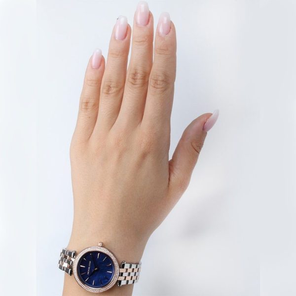 Montre femme Michael Kors Darci réf. MK3651, boîtier 33 mm, acier inoxydable, verre minéral – troisième vue
