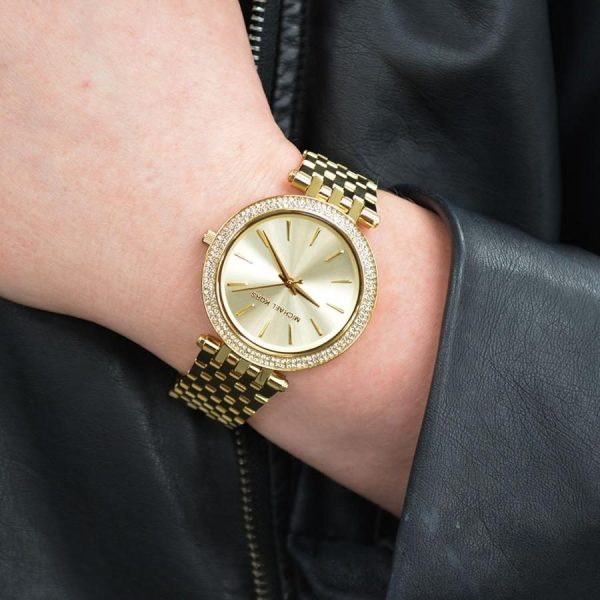 Montre femme Michael Kors Darci réf. MK3191, boîtier 39 mm, acier inoxydable, verre minéral – vue principale, Horlova Maroc