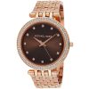Montre femme Michael Kors Darci 39 mm réf. MK3217, cadran marron, bracelet acier – autre angle