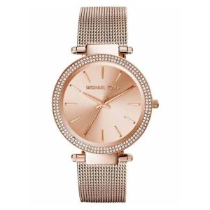 Montre femme Michael Kors Darci réf. MK3369, mouvement quartz, boîtier 39 mm, acier inoxydable – vue principale, Horlova Maroc