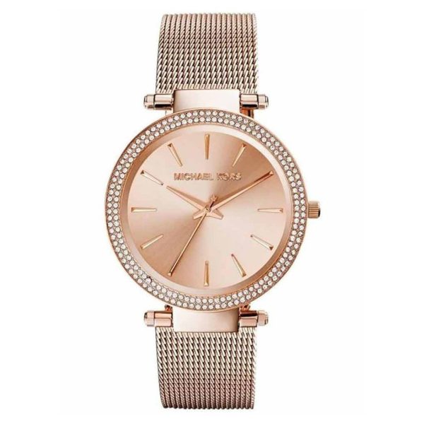 Montre femme Michael Kors Darci réf. MK3369, mouvement quartz, boîtier 39 mm, acier inoxydable – vue principale, Horlova Maroc