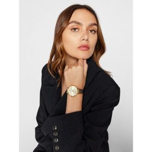 Montre femme Michael Kors Darci Glamour Pavé réf. MK3898, mouvement quartz, boîtier 39 mm, acier inoxydable, verre minéral – deuxième vue