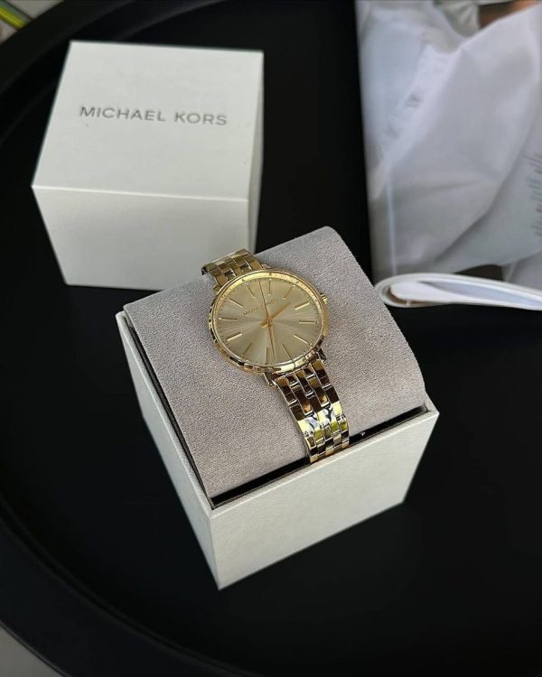 Montre femme Michael Kors Darci Glamour Pavé réf. MK3898, mouvement quartz, boîtier 39 mm, acier inoxydable, verre minéral – troisième vue