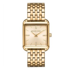 Montre femme Michael Kors Drew réf. MK4377, mouvement quartz, boîtier 30 mm, acier inoxydable, étanche 50 m – vue principale, Horlova Maroc