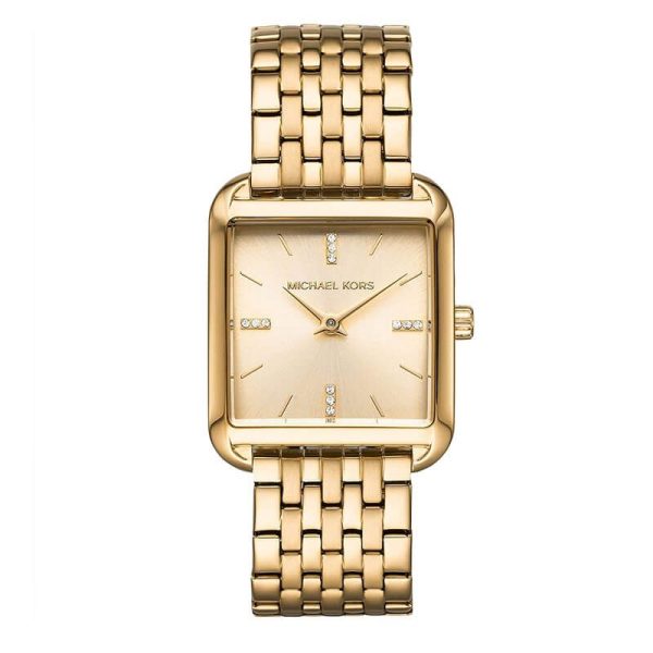 Montre femme Michael Kors Drew réf. MK4377, mouvement quartz, boîtier 30 mm, acier inoxydable, étanche 50 m – vue principale, Horlova Maroc