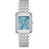 Montre femme Michael Kors Emery 27 mm réf. MK4829, cadran bleu, bracelet acier – vue rapprochée