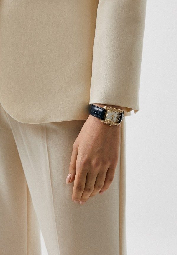 Montre femme Michael Kors Emery réf. MK2982, mouvement quartz, boîtier 33 mm, acier inoxydable, cuir – vue principale, Horlova Maroc
