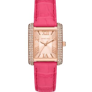 Montre femme Michael Kors Emery 33 mm réf. MK2984, bracelet cuir, mouvement quartz – vue de face | Horlova Maroc