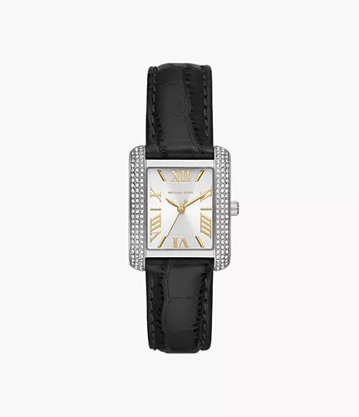 Montre femme Michael Kors Emery réf. MK4696, mouvement quartz, boîtier 33 mm, acier inoxydable, cuir, verre minéral – quatrième vue