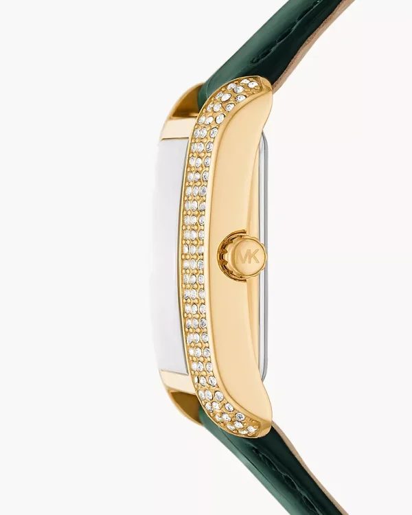 Montre femme Michael Kors Emery réf. MK4697, mouvement quartz, boîtier 33 mm, acier inoxydable, cuir – deuxième vue