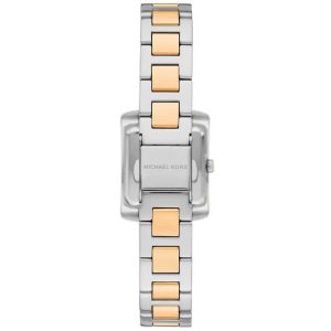 Montre femme Michael Kors Emery Rectangulaire réf. MK4882, mouvement quartz, boîtier 34 mm, acier inoxydable – vue principale, Horlova Maroc