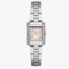 Montre femme Michael Kors Emery Set 22 mm réf. MK7514, cadran rose, bracelet acier, mouvement quartz – vue de face | Horlova Maroc