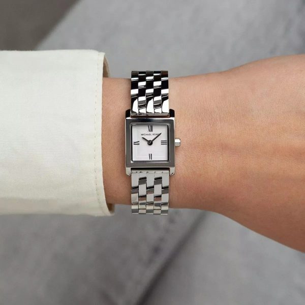 Montre femme Michael Kors Georgia réf. MK4933, mouvement quartz, boîtier 20 mm, acier inoxydable – vue principale, Horlova Maroc