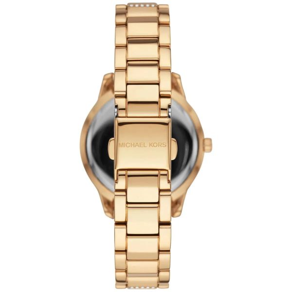 Montre femme Michael Kors Glamour réf. MK4575, mouvement quartz, boîtier 38 mm, acier inoxydable – troisième vue