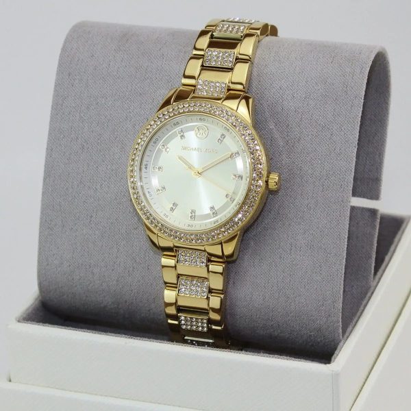 Montre femme Michael Kors Glamour réf. MK4575, mouvement quartz, boîtier 38 mm, acier inoxydable – quatrième vue