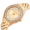 Montre femme Michael Kors Harlowe 38 mm réf. MK4709, cadran doré, bracelet acier – vue rapprochée