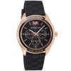 Montre femme Michael Kors Jessa 40 mm réf. MK7373, cadran noir, mouvement quartz – vue de trois-quarts