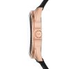 Montre femme Michael Kors Jessa 40 mm réf. MK7373, cadran noir, mouvement quartz – autre angle