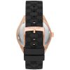 Montre femme Michael Kors Jessa 40 mm réf. MK7373, cadran noir, mouvement quartz – vue rapprochée