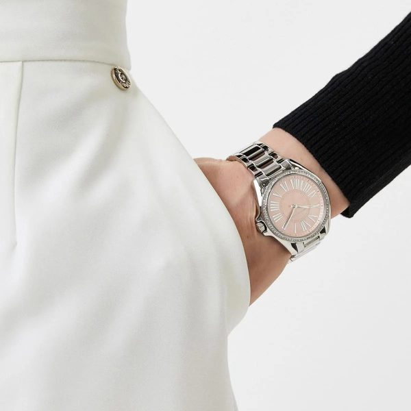 Montre femme Michael Kors Kacie réf. MK6929, mouvement quartz, boîtier 39 mm, acier inoxydable, étanche 50 m – vue principale, Horlova Maroc