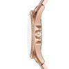 Montre femme Michael Kors Kacie 39 mm réf. MK6930, cadran bleu, bracelet acier – vue rapprochée