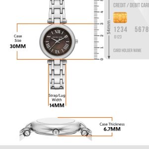 Montre femme Michael Kors Laney réf. MK4894, mouvement quartz, boîtier 26 mm, acier inoxydable – deuxième vue
