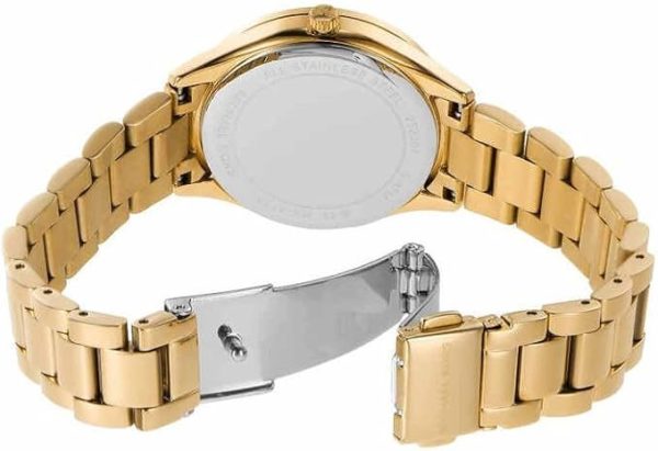 Montre femme Michael Kors Lauryn réf. MK4737, mouvement quartz, boîtier 33 mm, acier inoxydable – troisième vue