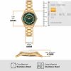 Montre femme Michael Kors Lauryn réf. MK4737, mouvement quartz, boîtier 33 mm, acier inoxydable – quatrième vue