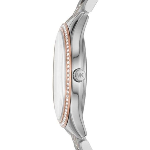 Montre femme Michael Kors Lauryn Charme réf. MK3929, mouvement quartz, acier inoxydable – vue principale, Horlova Maroc