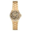 Montre femme Michael Kors Lennox 30 mm réf. MK7394, cadran noir, bracelet acier, mouvement quartz – vue de face | Horlova Maroc