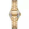 Montre femme Michael Kors Lennox 30 mm réf. MK7395, cadran vert, bracelet acier – vue de trois-quarts
