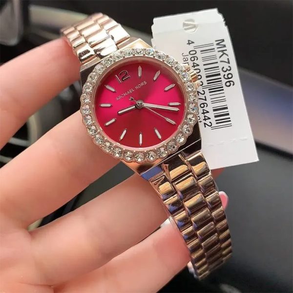 Montre femme Michael Kors Lennox réf. MK7396, mouvement quartz, boîtier 30 mm, acier inoxydable – deuxième vue