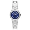 Montre femme Michael Kors Lennox 30 mm réf. MK7397, cadran bleu, bracelet acier, mouvement quartz – vue de face | Horlova Maroc