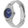 Montre femme Michael Kors Lennox 30 mm réf. MK7397, cadran bleu, bracelet acier – autre angle