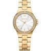 Montre femme Michael Kors Lennox 33 mm réf. MK7278, bracelet acier, mouvement quartz – vue de face | Horlova Maroc