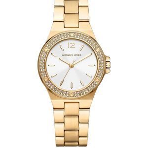 Montre femme Michael Kors Lennox 33 mm réf. MK7278, bracelet acier, mouvement quartz – vue de face | Horlova Maroc
