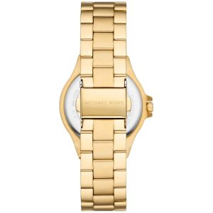 Montre femme Michael Kors Lennox 33 mm réf. MK7278, bracelet acier, mouvement quartz – vue de trois-quarts