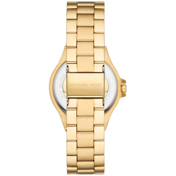 Montre femme Michael Kors Lennox 33 mm réf. MK7278, bracelet acier, mouvement quartz – vue de trois-quarts