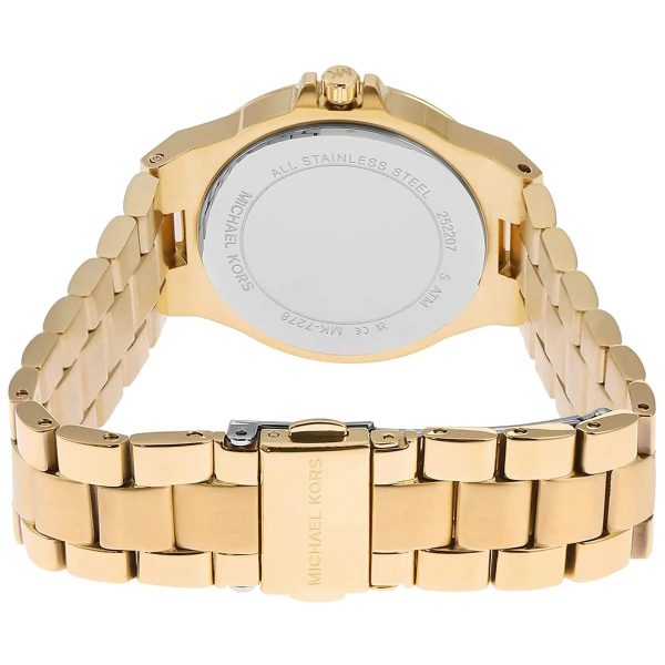 Montre femme Michael Kors Lennox 33 mm réf. MK7278, bracelet acier, mouvement quartz – autre angle