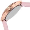 Montre femme Michael Kors Lennox 37 mm réf. MK7282, cadran rose, bracelet silicone – vue de trois-quarts
