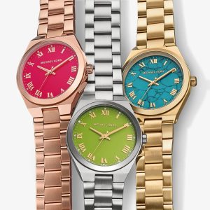 Montre femme Michael Kors Lennox réf. MK7462, mouvement quartz, boîtier 37 mm, acier inoxydable – deuxième vue