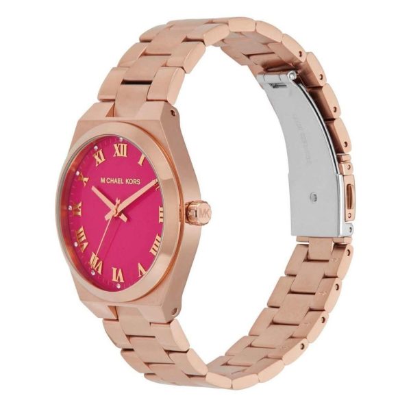 Montre femme Michael Kors Lennox réf. MK7462, mouvement quartz, boîtier 37 mm, acier inoxydable – quatrième vue