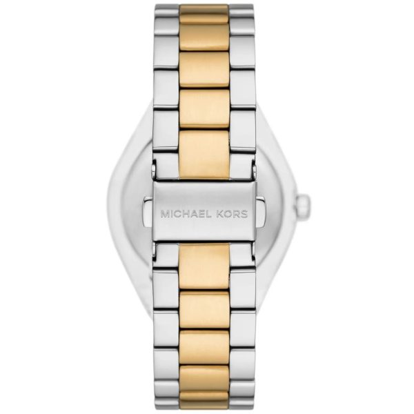 Montre femme Michael Kors Lennox 37 mm réf. MK7464, cadran blanc, mouvement quartz – vue de trois-quarts