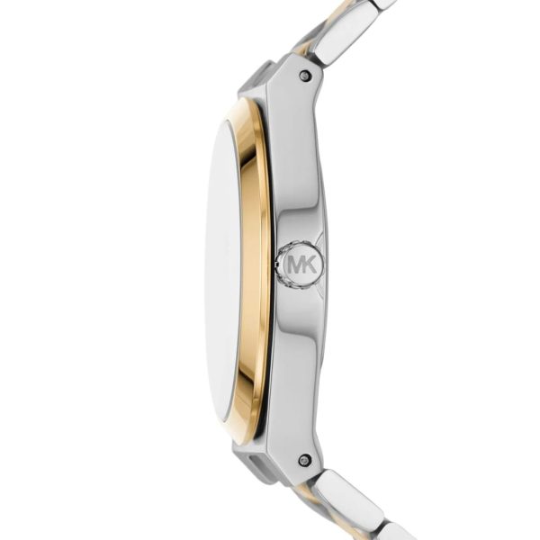 Montre femme Michael Kors Lennox 37 mm réf. MK7464, cadran blanc, mouvement quartz – autre angle