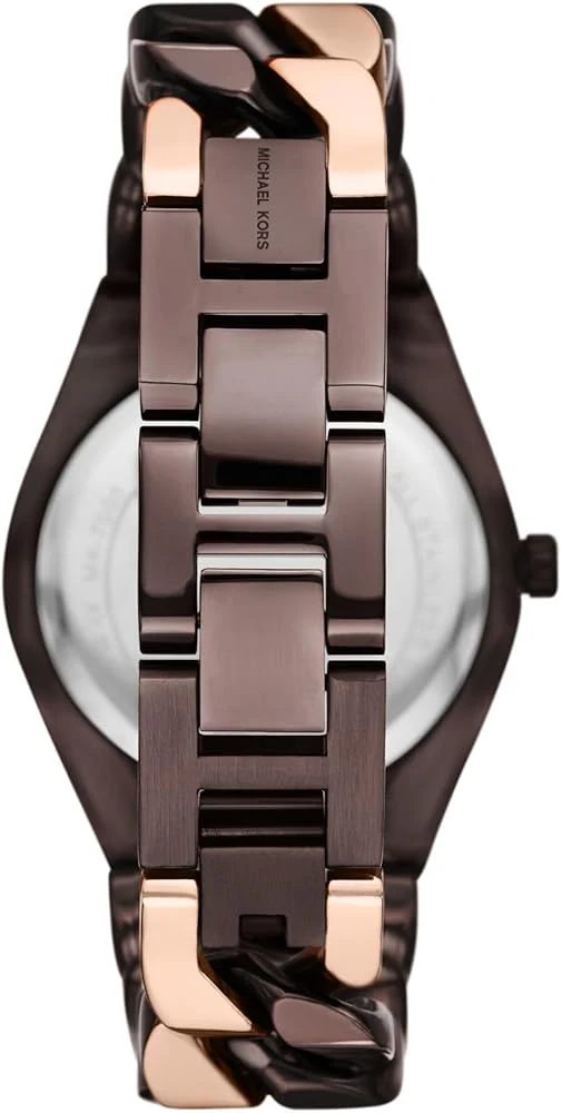 Montre femme Michael Kors Lennox réf. MK7501, mouvement quartz, boîtier 37 mm, acier inoxydable – deuxième vue