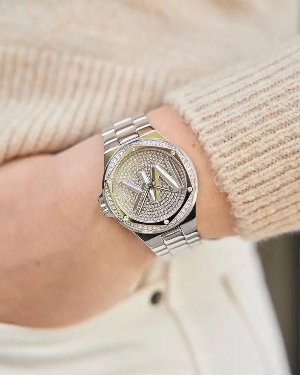 Montre femme Michael Kors Lennox Allure réf. MK7234, mouvement quartz, boîtier 37 mm, acier inoxydable – deuxième vue