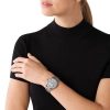 Montre femme Michael Kors Lennox Allure réf. MK7234, mouvement quartz, boîtier 37 mm, acier inoxydable – troisième vue