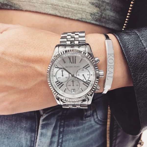 Montre femme Michael Kors Lexington réf. MK5555, mouvement quartz, boîtier 38 mm – vue principale, Horlova Maroc