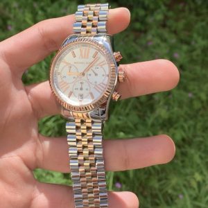 Montre femme Michael Kors Lexington réf. MK5735, chronographe quartz, boîtier 38 mm, acier inoxydable – deuxième vue